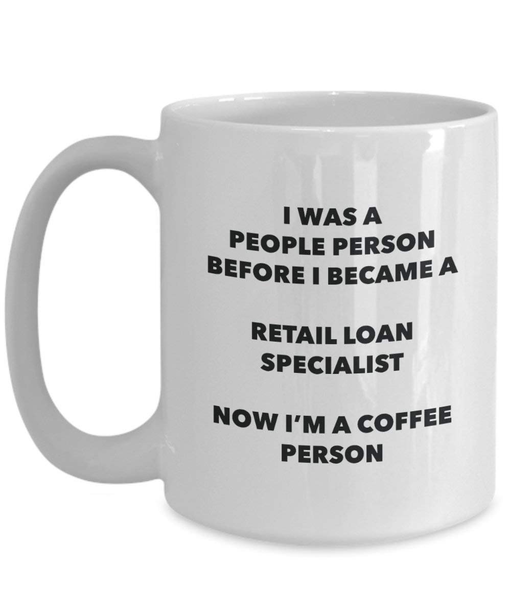 Retail Loan Specialist Kaffee Person Tasse – Funny Tee Kakao-Tasse – Geburtstag Weihnachten Kaffee Lover Cute Gag Geschenke Idee