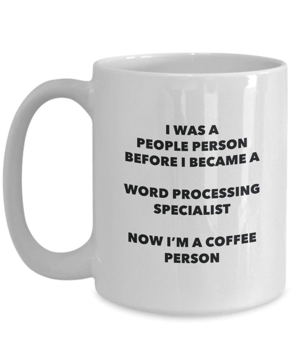 Word Processing Specialist cacao persona – Tazza da tè caffè tazza – Birthday Christmas Coffee Lover cute GAG regalo idea 15oz Infradito colorati estivi, con finte perline