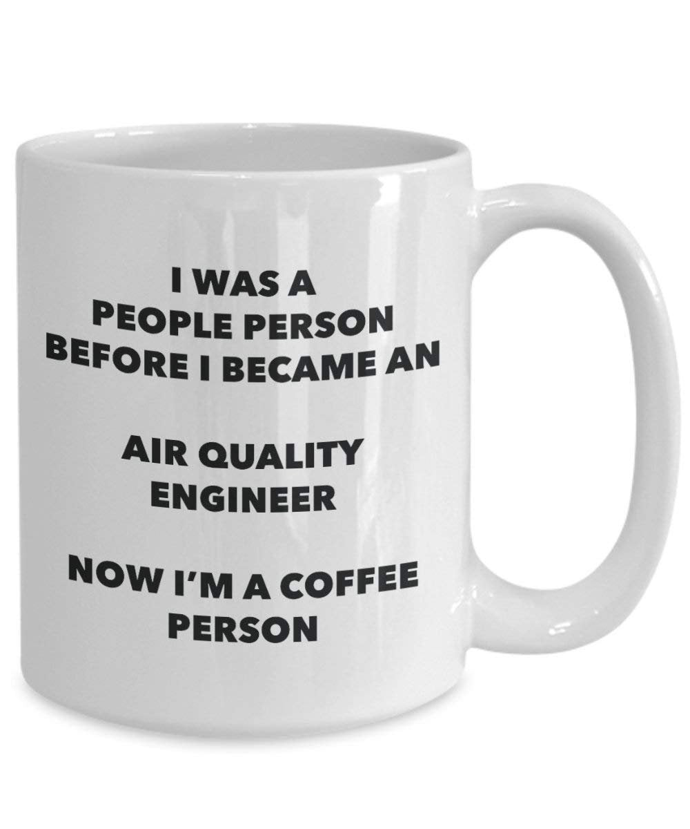Qualità dell' aria Engineer cacao persona – Tazza da tè caffè tazza – Birthday Christmas Coffee Lover cute GAG regalo idea 11oz Infradito colorati estivi, con finte perline