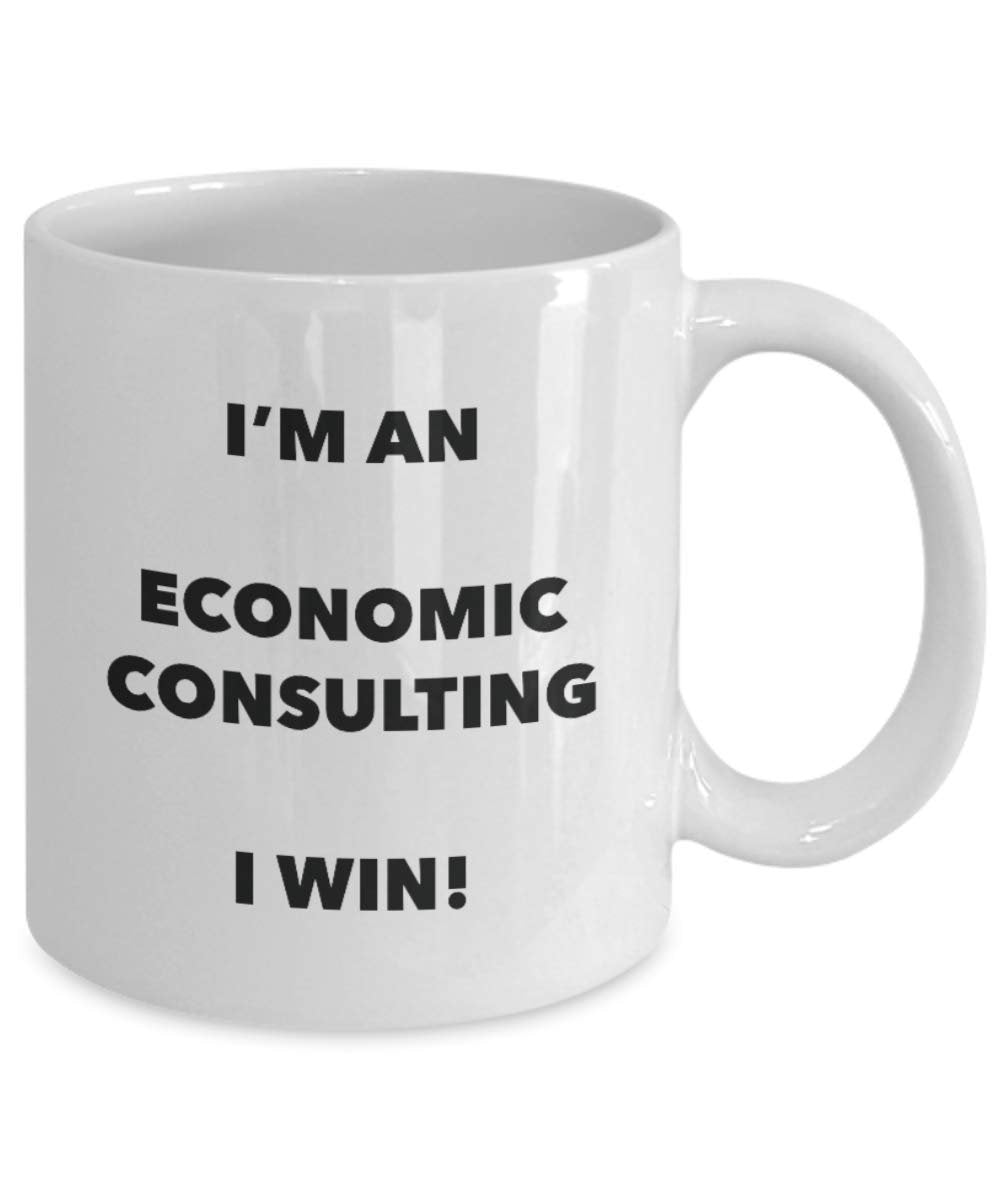 I'm an Economic Consulting I win! Lustige Kaffeetasse – Neuheit Geburtstag Weihnachten Gag Geschenk Idee