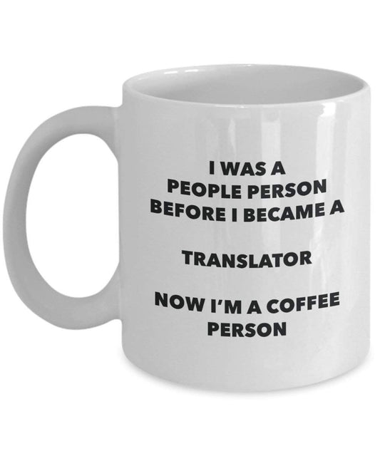 Translator Coffee Person Mug - Funny Tea Cocoa Cup - Birthday Christmas Coffee Lover Cute Gag Gifts Idea