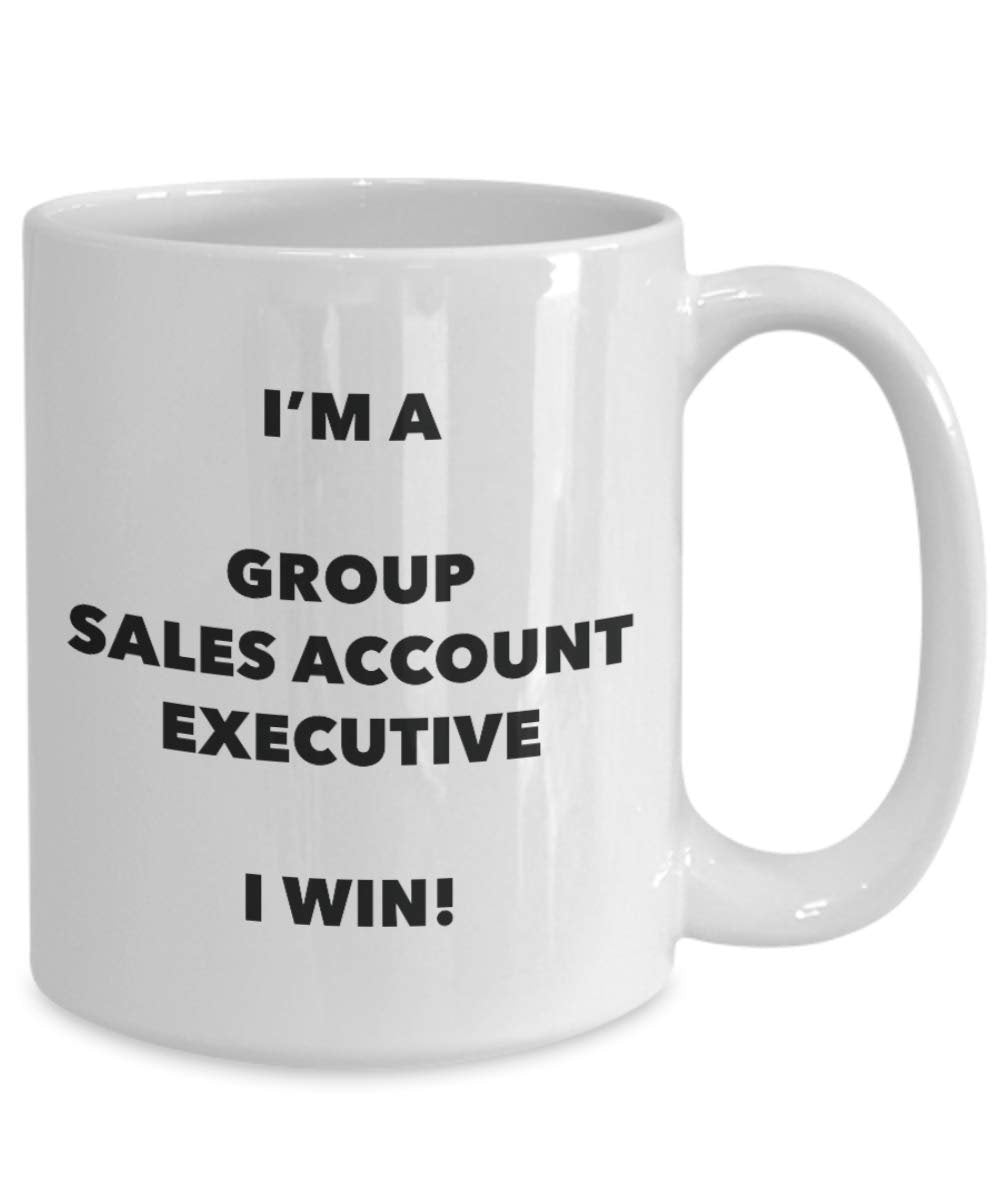 I'm a Group Sales Account Executive Mug I win - Funny Coffee Cup - Birthday Christmas Gifts Idea