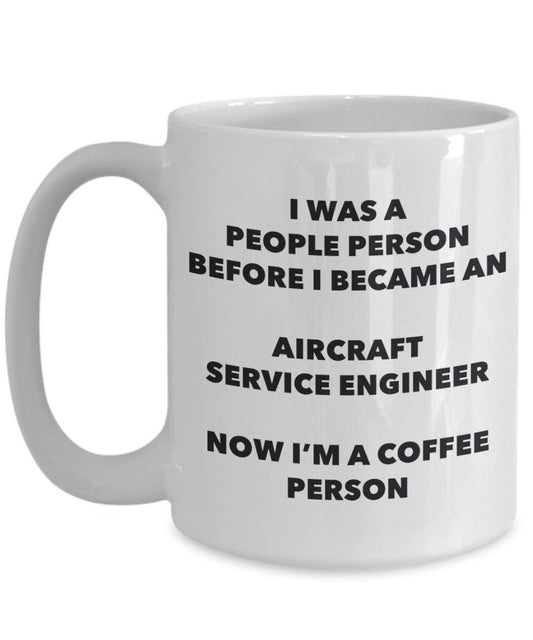 Aircraft Service Ingenieur Kaffee Person Tasse – Funny Tee Kakao-Tasse – Geburtstag Weihnachten Kaffee Lover Cute Gag Geschenke Idee