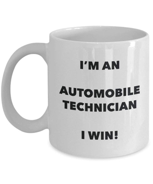 Automarke Technician Tasse – Ich bin ein Automarke Techniker I Win. – Funny Kaffeetasse – Neuheit Geburtstag Weihnachten Gag Geschenke Idee