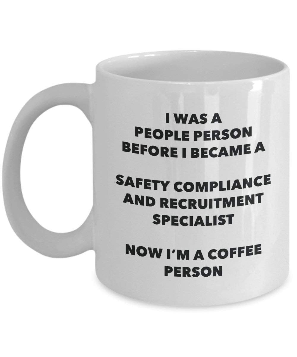 Sicherheit Compliance und Einstellung Specialist Kaffee Person Tasse – Funny Tee Kakao-Tasse – Geburtstag Weihnachten Kaffee Lover Cute Gag Geschenke Idee