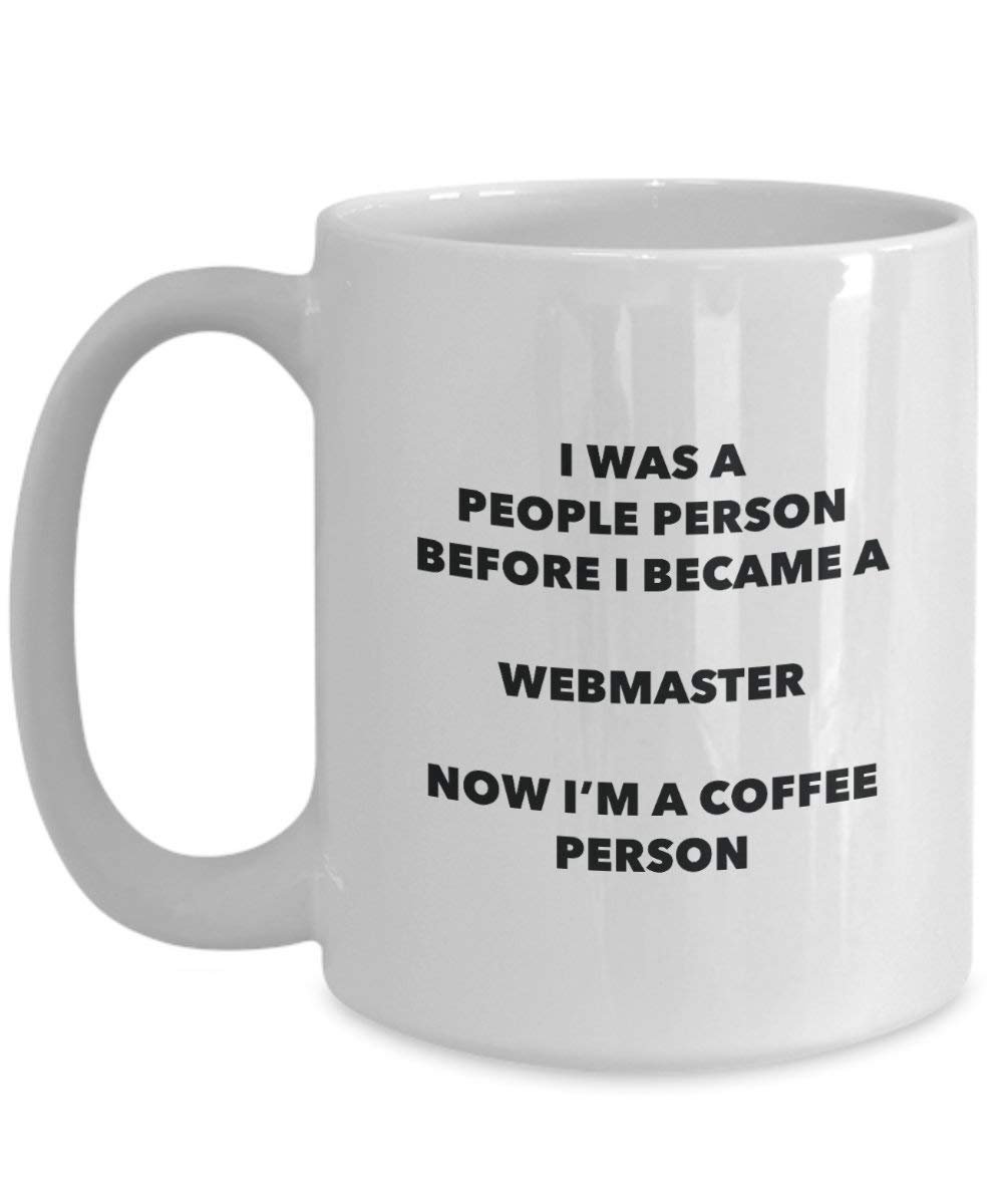 Webmaster Coffee Person Mug - Funny Tea Cocoa Cup - Birthday Christmas Coffee Lover Cute Gag Gifts Idea