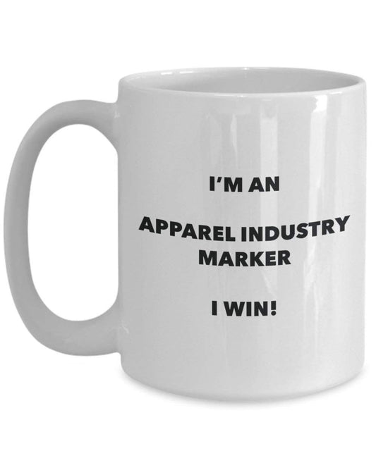 Apparel-Marker Tasse – Ich bin ein Apparel Industrie Marker I Win. – Funny Kaffeetasse – Neuheit Geburtstag Weihnachten Gag Geschenke Idee
