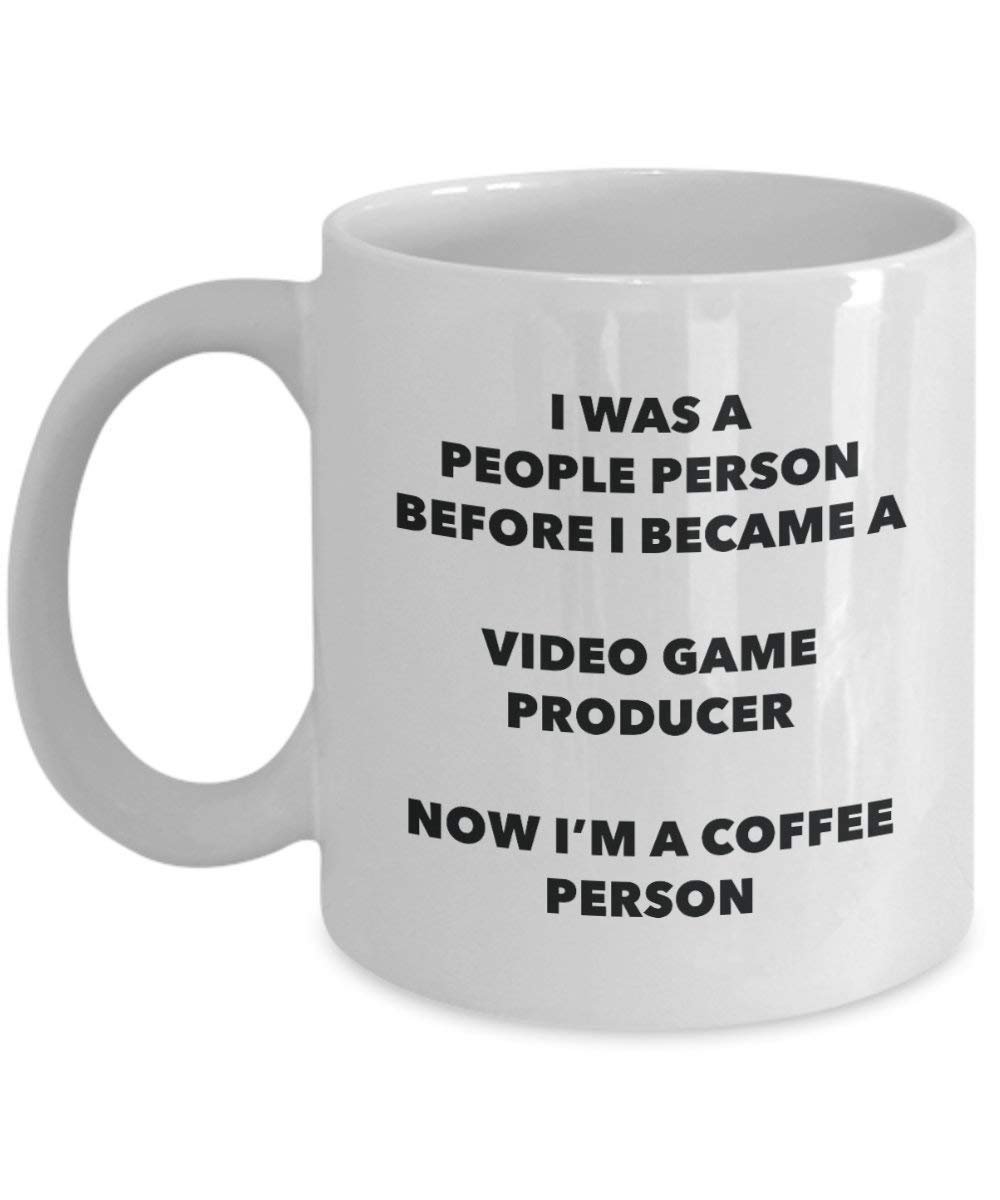 Video Game Producer Coffee Person Mug - Funny Tea Cocoa Cup - Birthday Christmas Coffee Lover Cute Gag Gifts Idea
