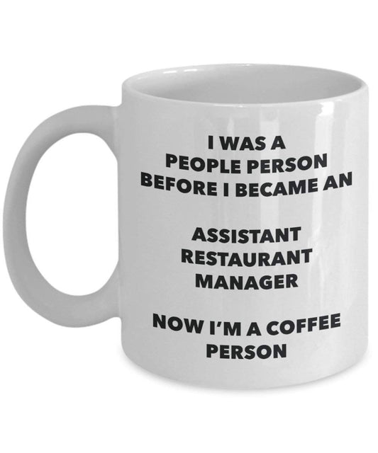 Assistant Restaurant Manager Coffee Person Mug - Funny Tea Cocoa Cup - Birthday Christmas Coffee Lover Cute Gag Gifts Idea