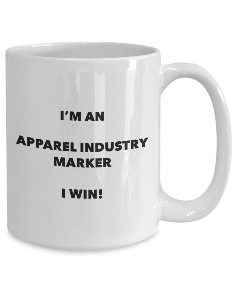 Apparel-Marker Tasse – Ich bin ein Apparel Industrie Marker I Win. – Funny Kaffeetasse – Neuheit Geburtstag Weihnachten Gag Geschenke Idee