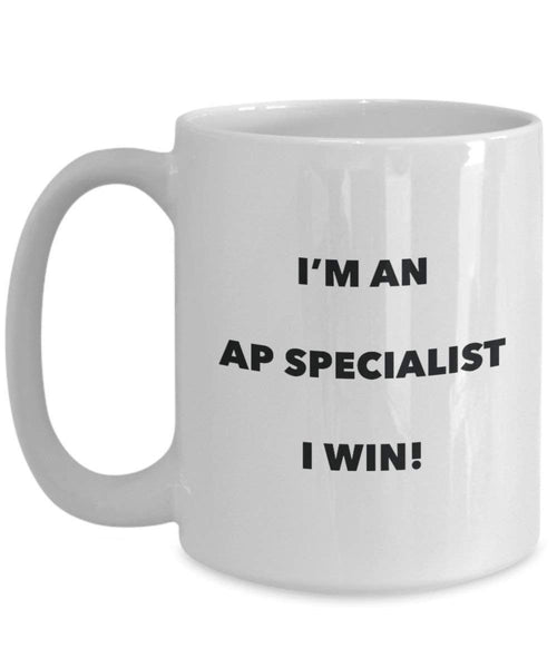 AP Specialist Mug – Je suis un AP Specialist I Win. – Funny Tasse à café – Fantaisie anniversaire Idée de Gag cadeaux de Noël 15oz blanc