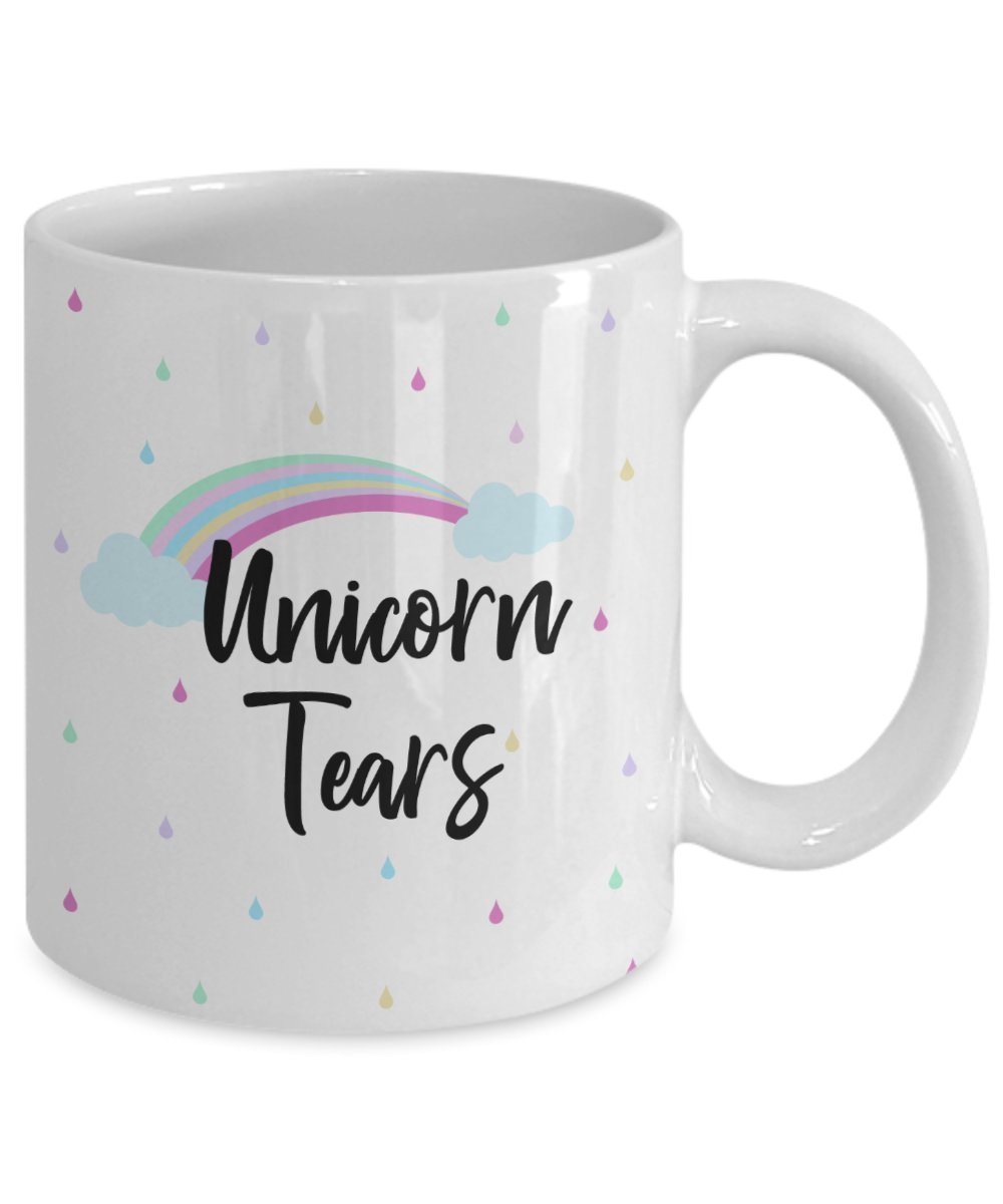 Tasse mit Einhorntränenmotiv, lustig, für Tee/Kakao / Kaffee
