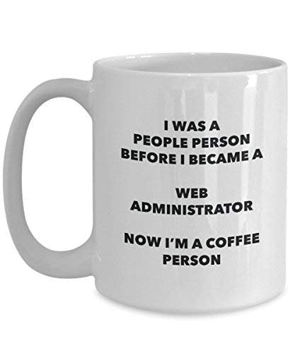 Web Administrator Kaffee Person Tasse – Funny Tee Kakao-Tasse – Geburtstag Weihnachten Kaffee Lover Cute Gag Geschenke Idee