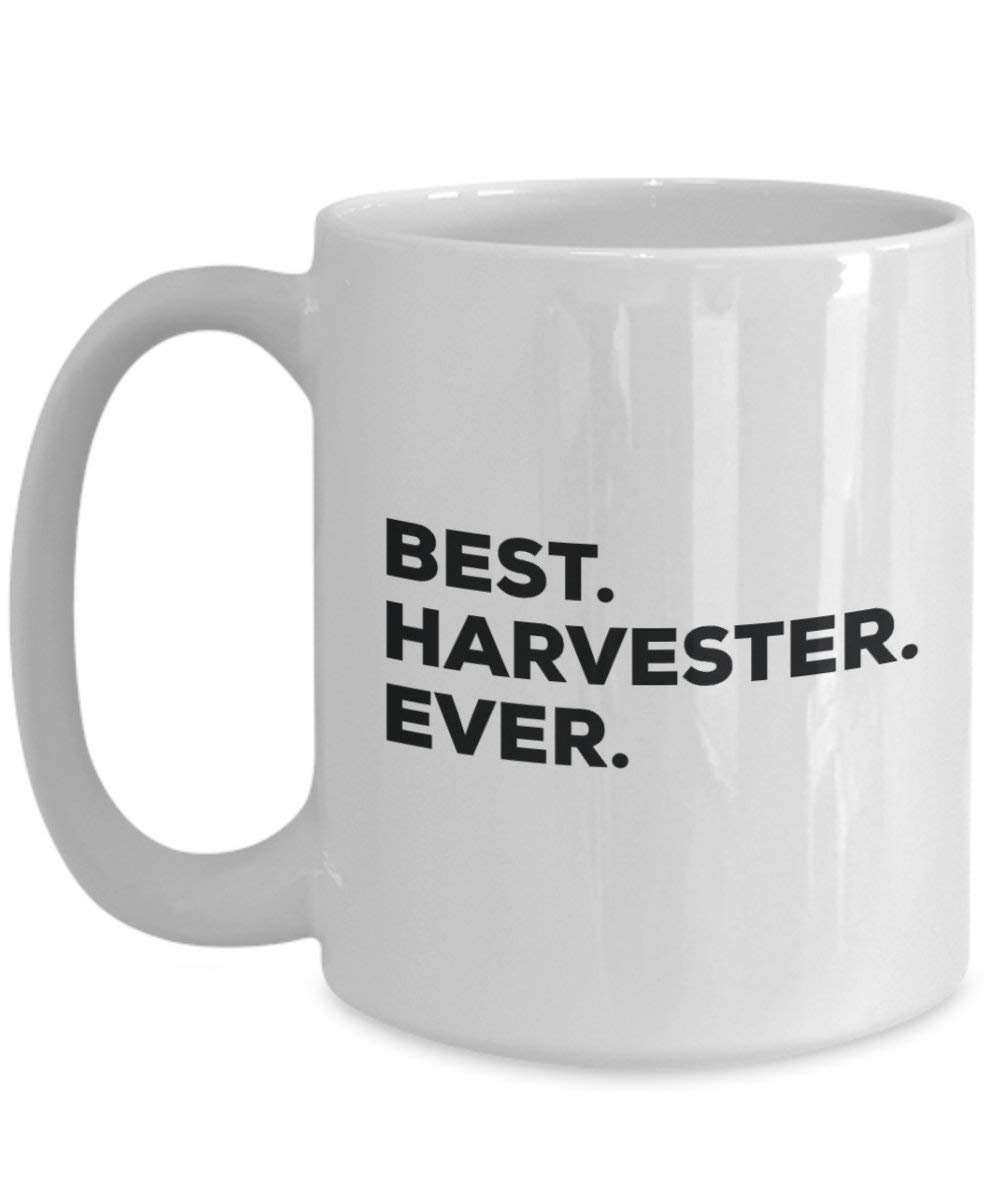 Best Harvester Ever Mug - Funny Coffee Cup -Thank You Appreciation For Christmas Birthday Holiday Unique Gift Ideas