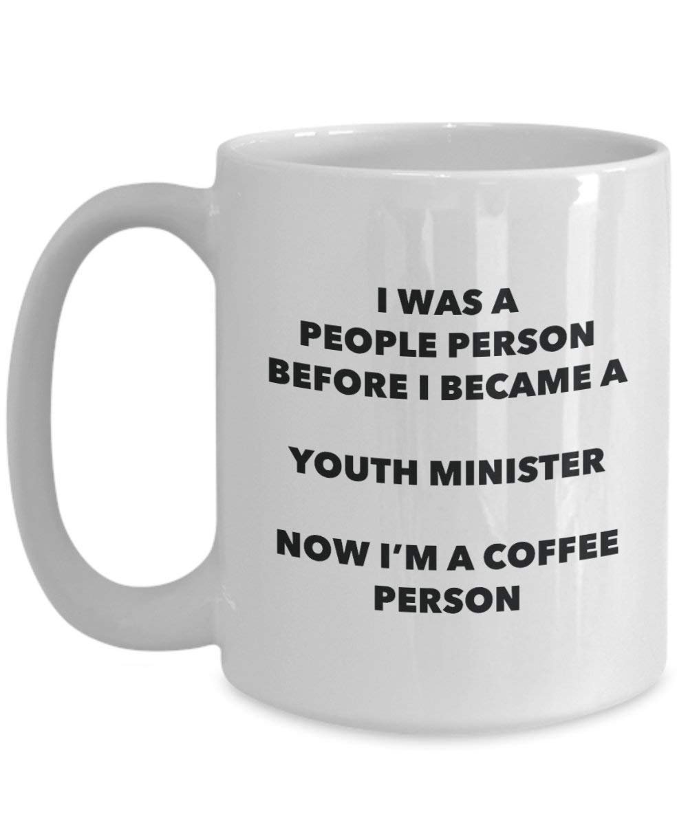 Youth Ministro cacao persona – Tazza da tè caffè tazza – Birthday Christmas Coffee Lover cute GAG regalo idea 15oz Infradito colorati estivi, con finte perline