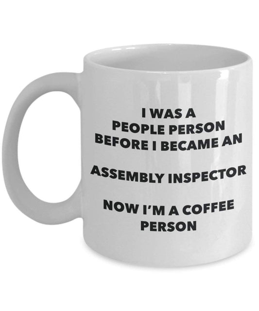 Assembly Inspector Coffee Person Mug - Funny Tea Cocoa Cup - Birthday Christmas Coffee Lover Cute Gag Gifts Idea