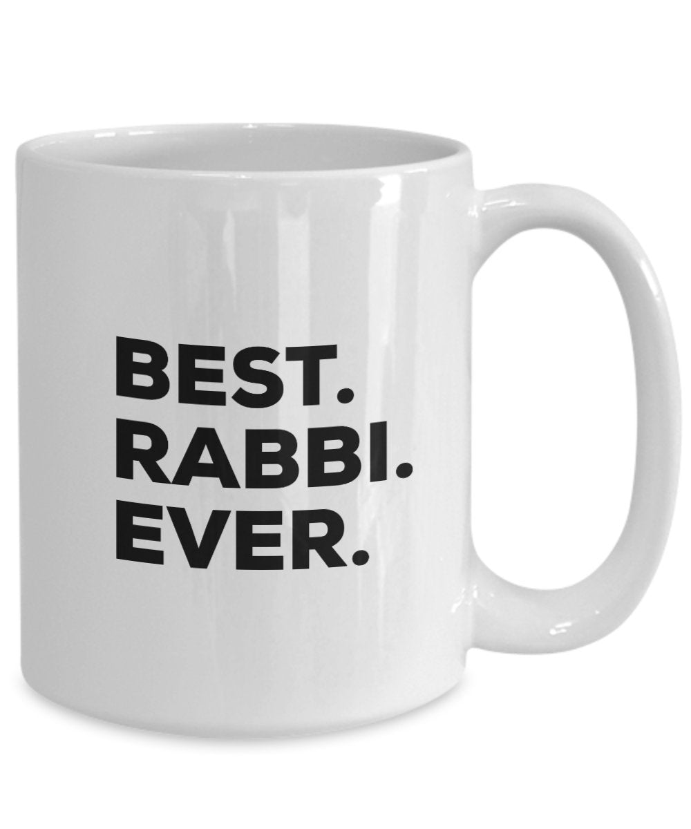 Rabbi-Geschenke – Geschenk für Rabbis, Best Rabbi Ever Tasse – Neuheit Geschenkidee – Resident advisor – Lustig – für eine Geschenkidee, als Geschenk – Add To Gif 11oz weiß