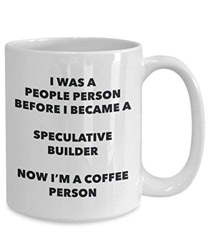 Speculative Builder Coffee Person Mug - Funny Tea Cocoa Cup - Birthday Christmas Coffee Lover Cute Gag Gifts Idea