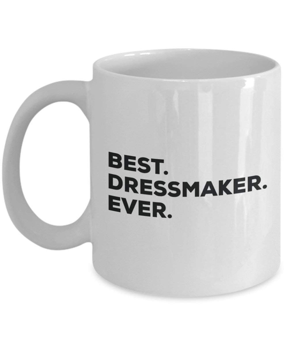 Best Dressmaker Ever mug – Funny Coffee Cup – Thank You Appreciation idee regalo per Natale festa di compleanno unico 11oz Infradito colorati estivi, con finte perline