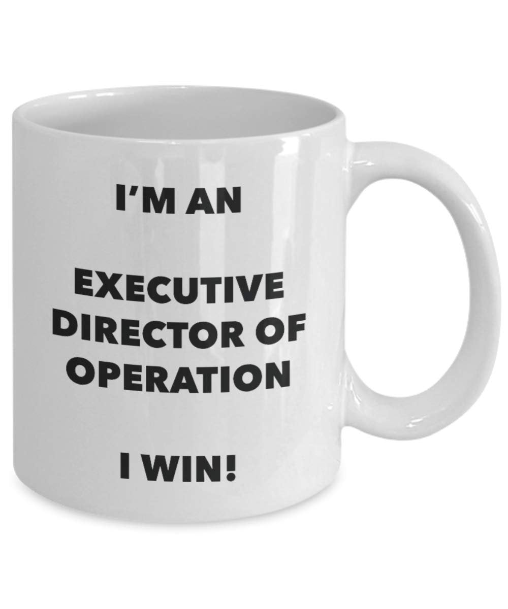 I' m An amministratore di funzionamento tazza i Win – Funny Coffee Cup – novelty Birthday Christmas GAG regalo idea 11oz Infradito colorati estivi, con finte perline