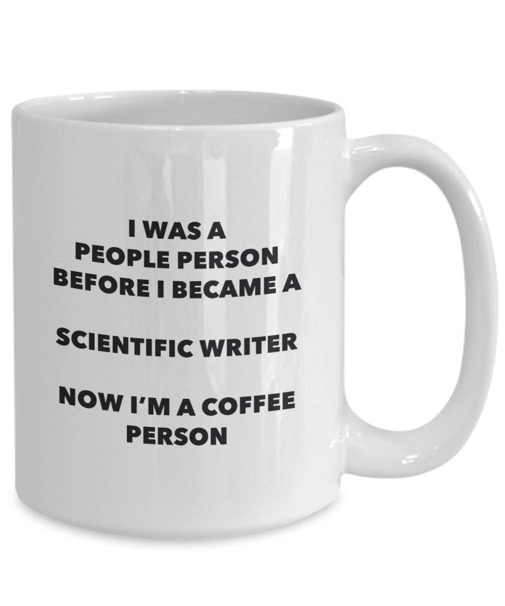 Scientific Writer Kaffee Person Tasse – Funny Tee Kakao-Tasse – Geburtstag Weihnachten Kaffee Lover Cute Gag Geschenke Idee