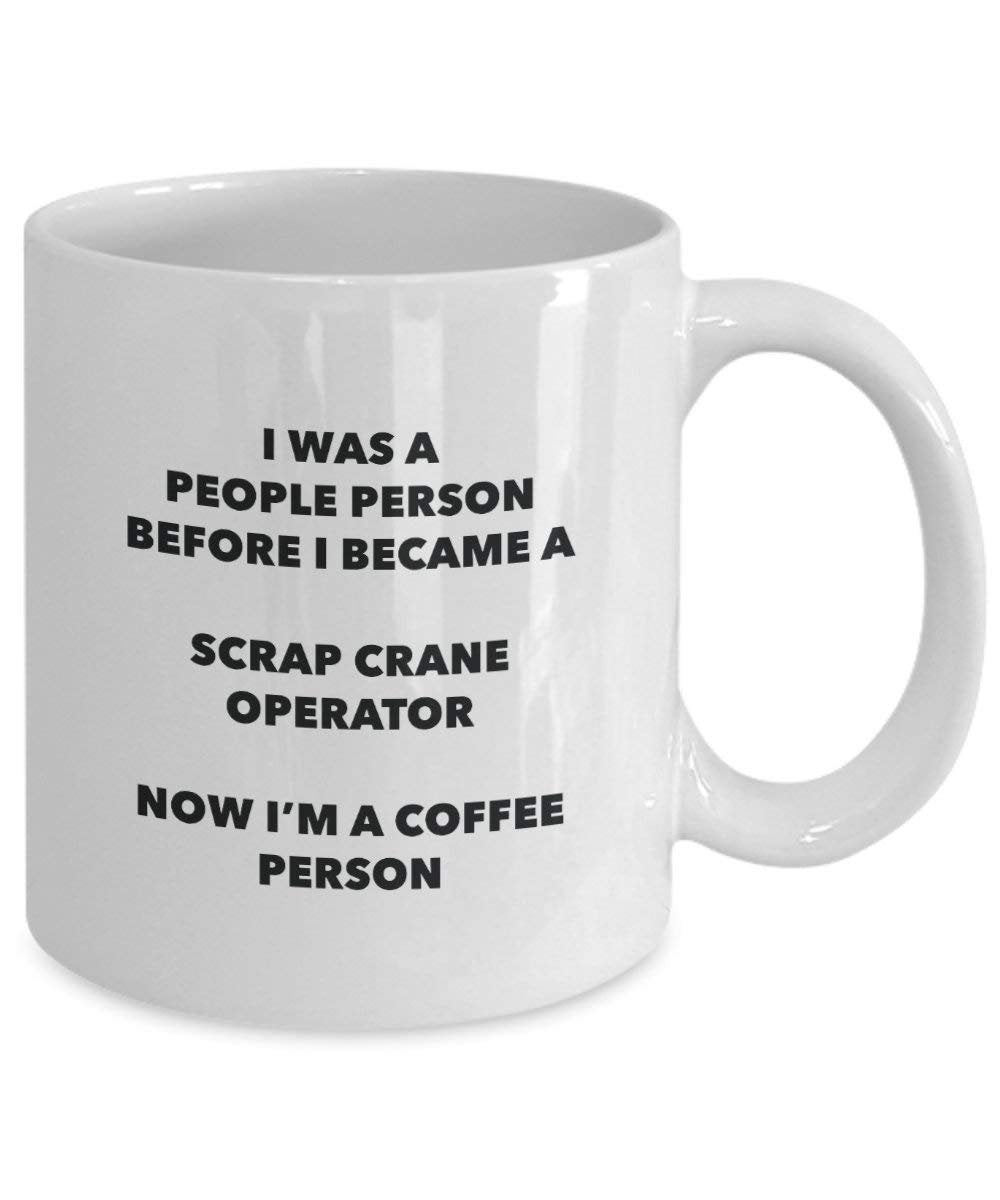 Scrap Crane Operator Kaffee Person Tasse – Funny Tee Kakao-Tasse – Geburtstag Weihnachten Kaffee Lover Cute Gag Geschenke Idee