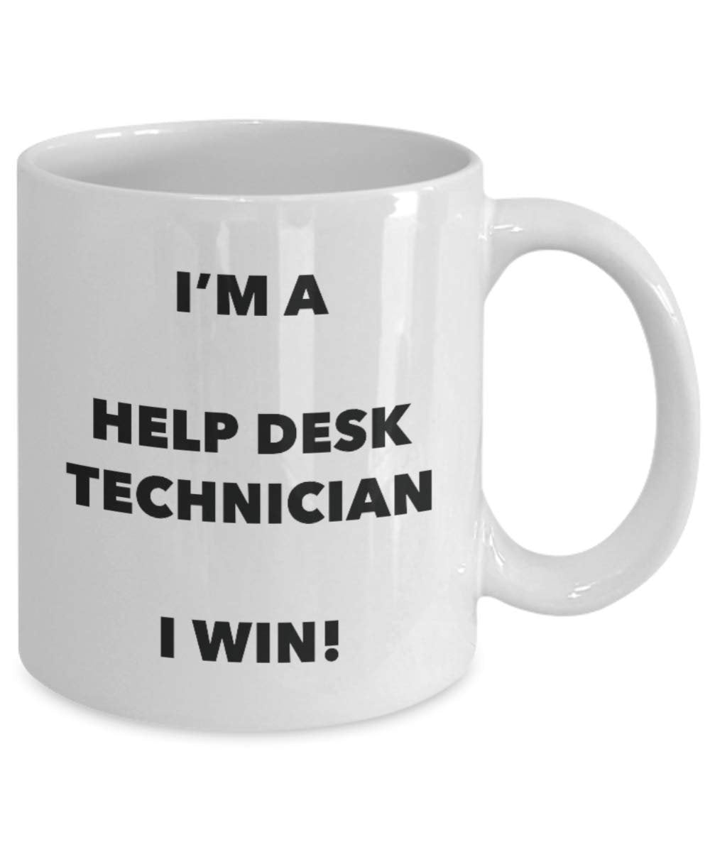 I'm a Help Desk Technician Mug I win - Funny Coffee Cup - Novelty Birthday Christmas Gag Gifts Idea