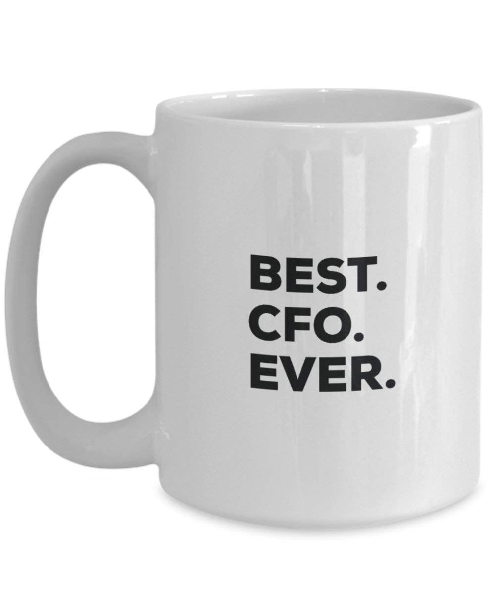 Best CFO Ever Tasse – Funny Coffee Cup – Thank You Anerkennung für Weihnachten Geburtstag Urlaub Einzigartiges Geschenk Ideen