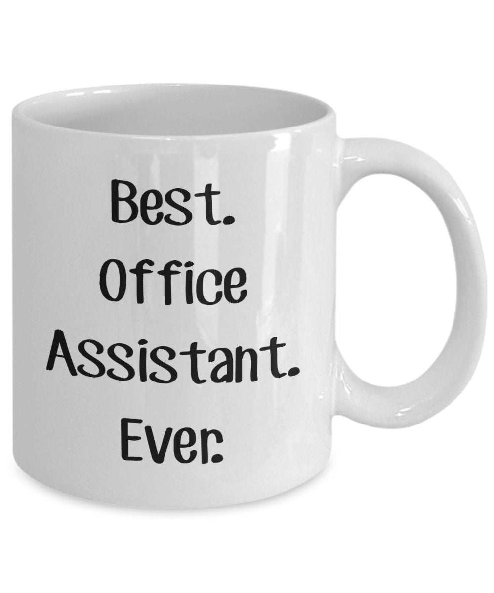 Tasse mit Aufschrift „Best Office Assistent“ – Lustige Tasse für Tee/Kakao / Kaffee – Neuheit für Geburtstag, Weihnachten, Jahrestag, Gag