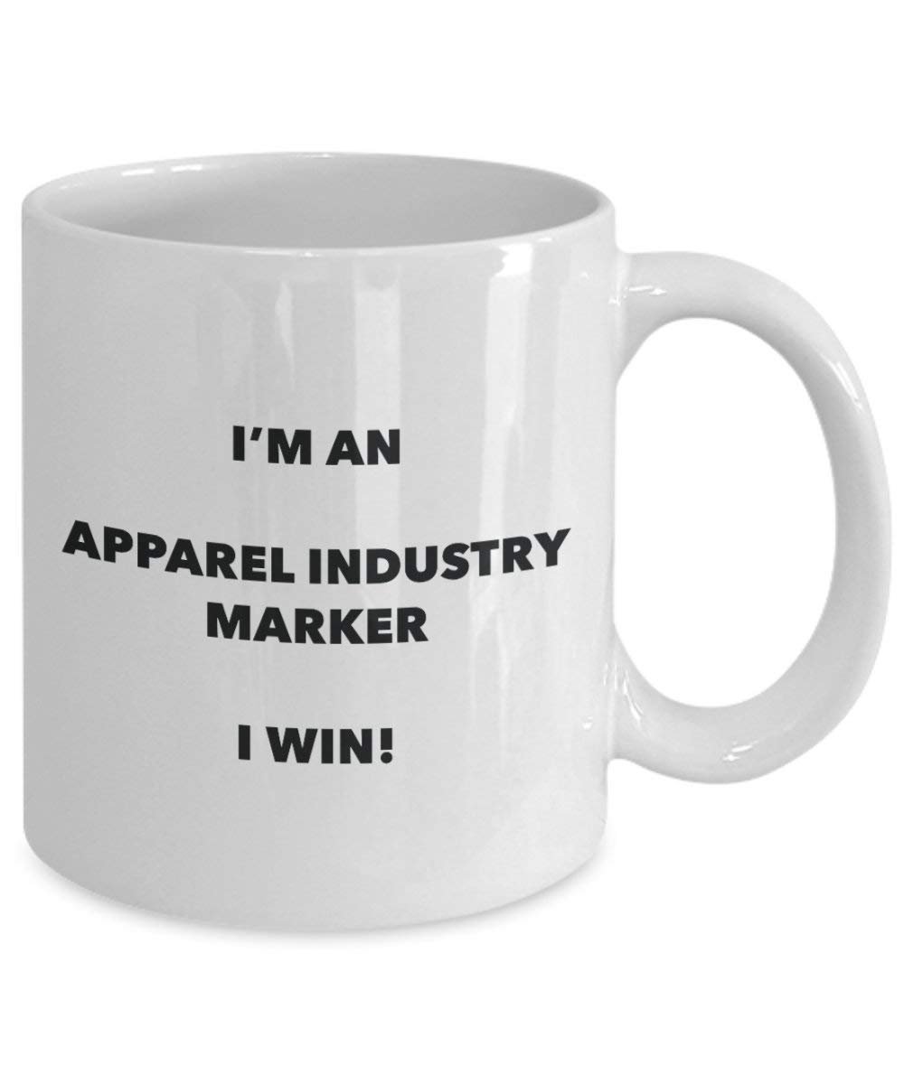 Apparel-Marker Tasse – Ich bin ein Apparel Industrie Marker I Win. – Funny Kaffeetasse – Neuheit Geburtstag Weihnachten Gag Geschenke Idee