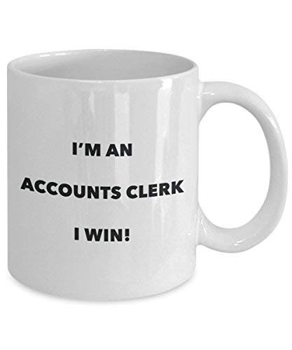 Buchhalter Tasse – Ich bin ein Buchhalter I Win. – Funny Kaffeetasse – Neuheit Geburtstag Weihnachten Gag Geschenke Idee