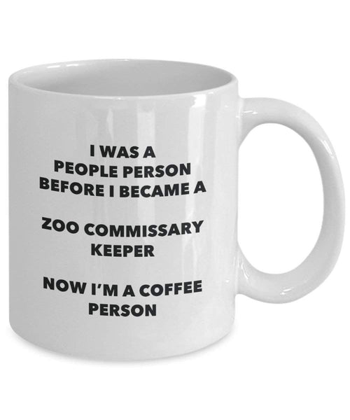 Zoo Commissary Keeper Coffee Person Mug - Funny Tea Cocoa Cup - Birthday Christmas Coffee Lover Cute Gag Gifts Idea