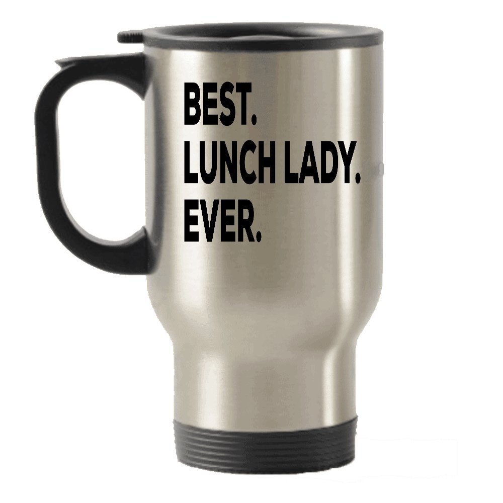 Lunch Lady Travel Mug - Lunch Lady Gift - Gifts For Lunch Ladies - School Cafeteria LunchLady - Funny Inexpensive Unique - Can Even Add To Gift Bag Basket Box Set - Novelty Idea