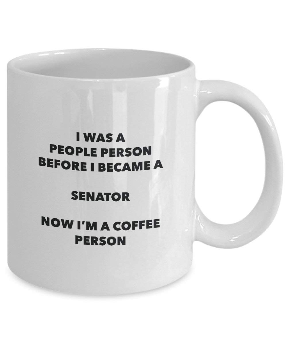 Senator Coffee Person Mug - Funny Tea Cocoa Cup - Birthday Christmas Coffee Lover Cute Gag Gifts Idea