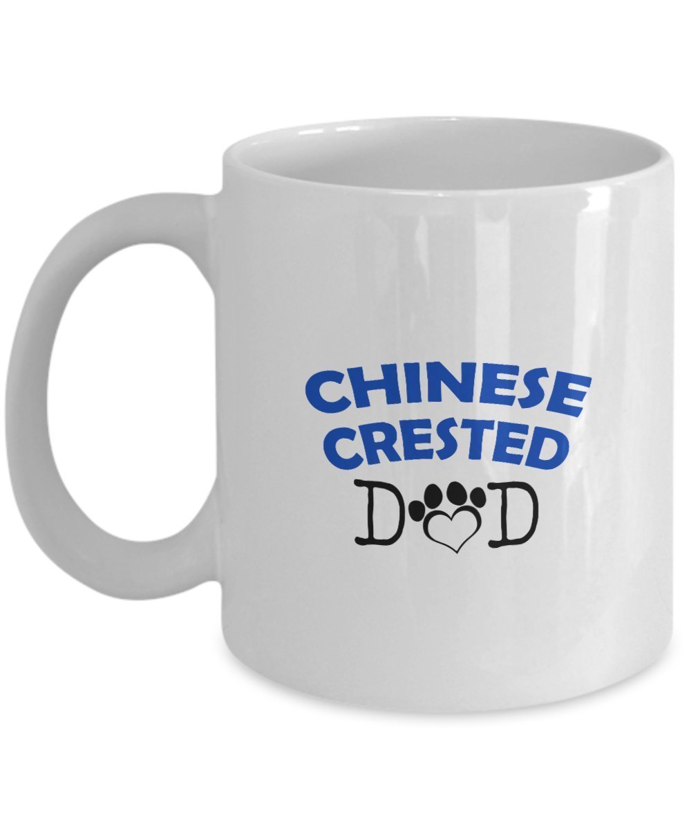 Funny Chinese Crested Couple Mug – Chinese Crested Dad – Chinese Crested Mom – Chinese Crested Lover Gifts - Unique Ceramic Gifts Idea (Mom)