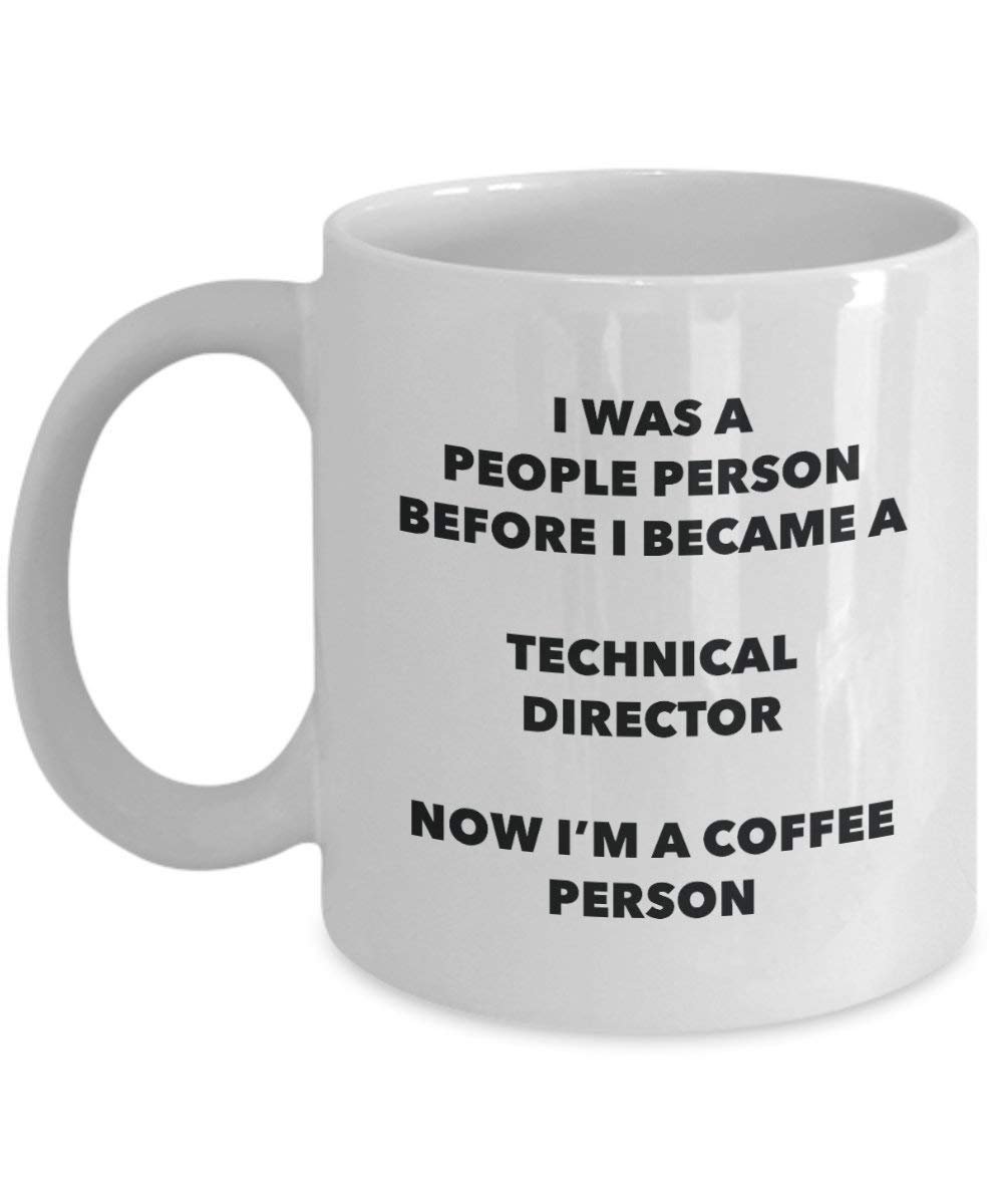 Technical Director personne à café Mug Tasse à thé de cacao – rigolo – Anniversaire de Noël amateur de café mignon Gag Gifts Idée 15oz blanc