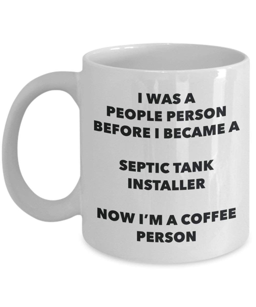 septische behälterbelüftung Installer Kaffee Person Tasse – Funny Tee Kakao-Tasse – Geburtstag Weihnachten Kaffee Lover Cute Gag Geschenke Idee