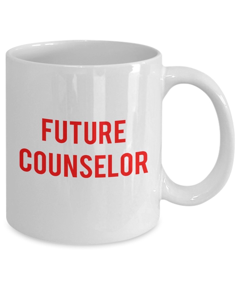 Coffee Mug Future Counselor - Funny Tea Hot Cocoa Cup - Novelty Birthday Christmas Anniversary Gag Gifts Idea