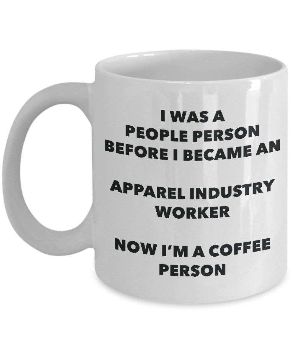 Apparel Industrie Worker Kaffee Person Tasse – Funny Tee Kakao-Tasse – Geburtstag Weihnachten Kaffee Lover Cute Gag Geschenke Idee