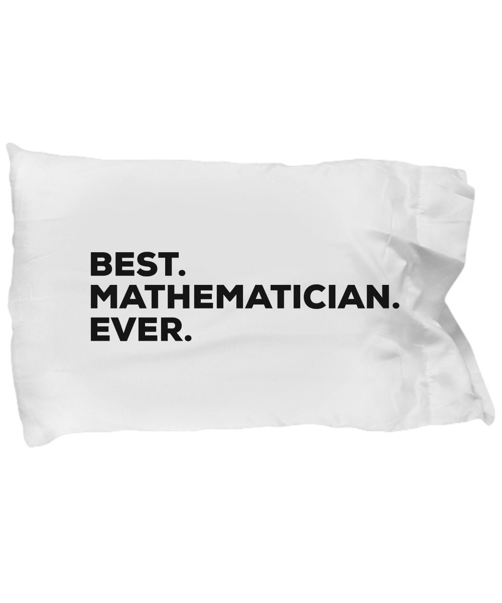 Mathematicians Pillow Case - A Best Mathematician Ever - For Appreciation Thank You Promotion - Can Be Funny Gag Or Birthday Christmas Gift