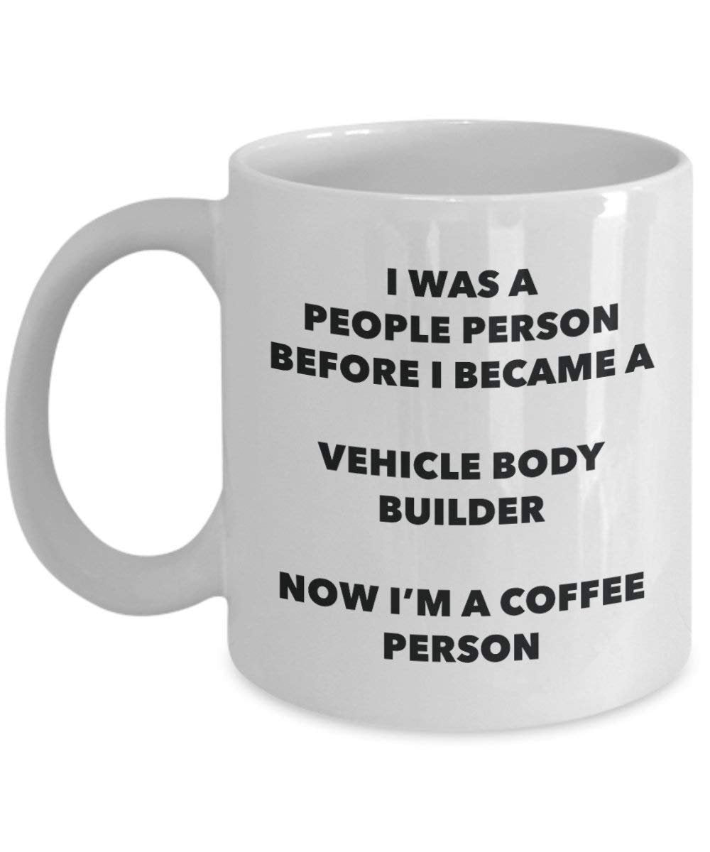 Vehicle Body Builder Coffee Person Mug - Funny Tea Cocoa Cup - Birthday Christmas Coffee Lover Cute Gag Gifts Idea