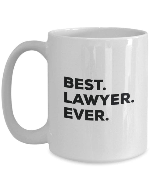 Best Lawyer Ever mug – Funny Coffee Cup – Thank You Appreciation idee regalo per Natale festa di compleanno unico 11oz Infradito colorati estivi, con finte perline