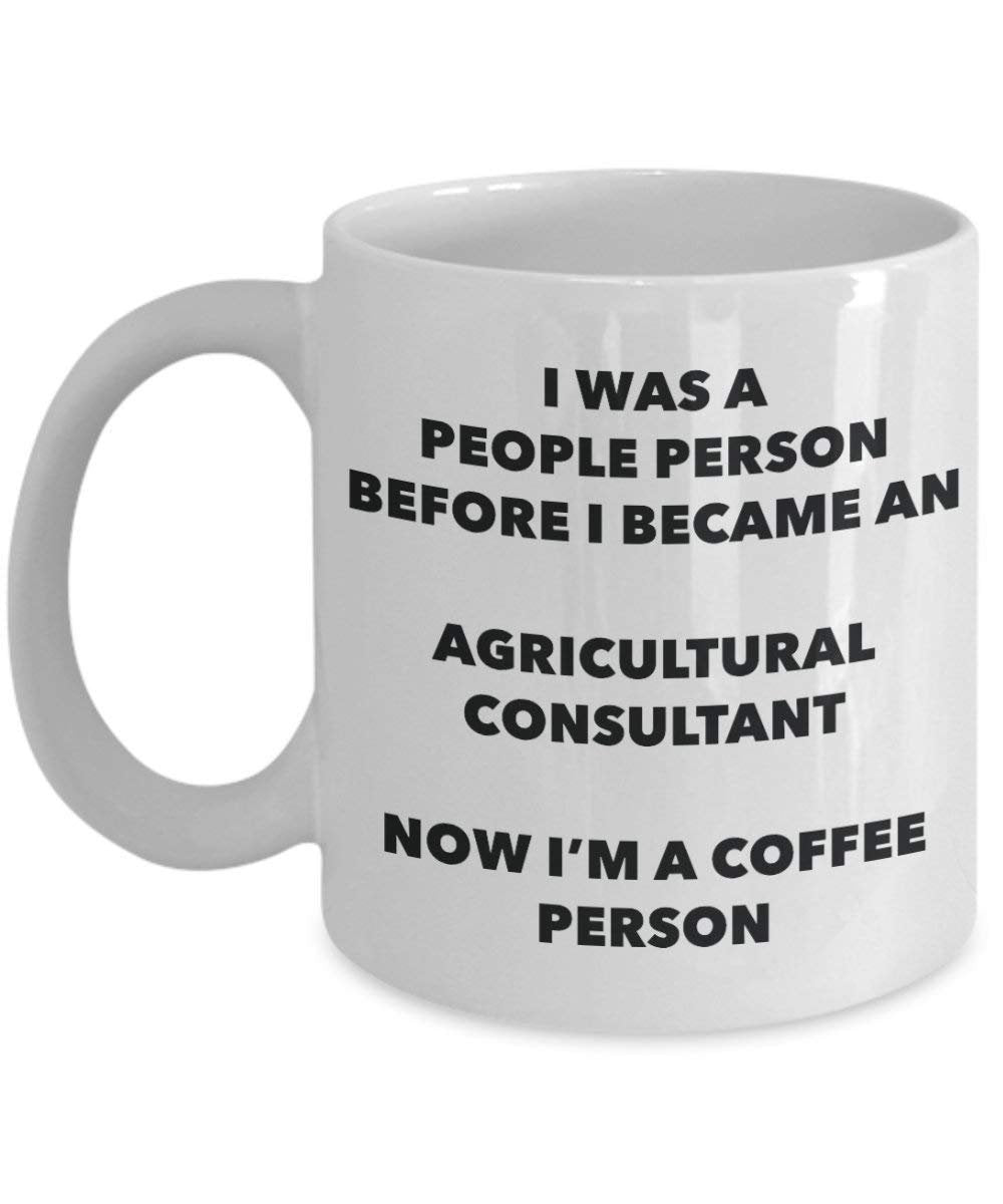 agricole Consultant personne à café Mug Tasse à thé de cacao – rigolo – Anniversaire de Noël amateur de café mignon Gag Gifts Idée 15oz blanc