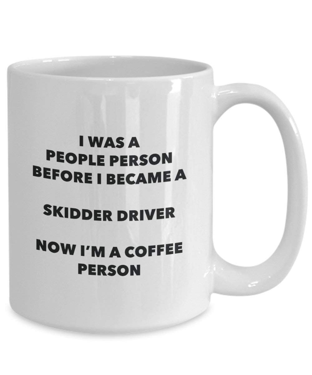 Débusqueur pilote personne à café Mug Tasse à thé de cacao – rigolo – Anniversaire de Noël amateur de café mignon Gag Gifts Idée 11oz blanc