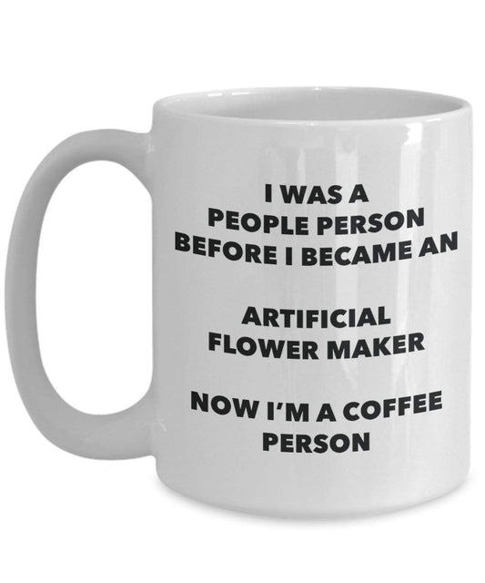Artificial Flower Maker Coffee Person Mug - Funny Tea Cocoa Cup - Birthday Christmas Coffee Lover Cute Gag Gifts Idea