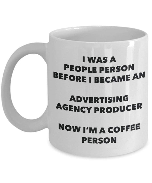 Advertising Agency Producer Coffee Person Mug - Funny Tea Cocoa Cup - Birthday Christmas Coffee Lover Cute Gag Gifts Idea
