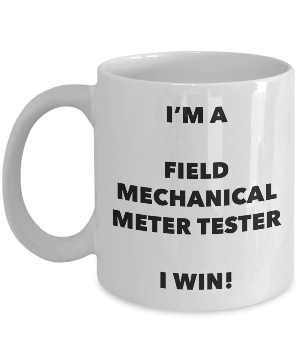 Sono un campo meccanico tester tazza i Win – Funny Coffee Cup – novelty Birthday Christmas GAG regalo idea 15oz Infradito colorati estivi, con finte perline