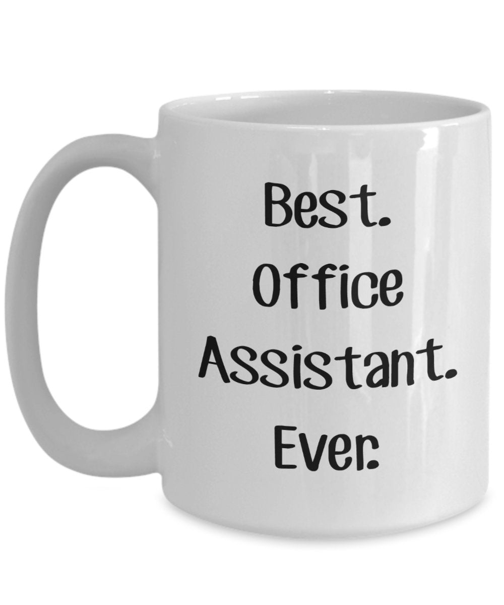Tasse mit Aufschrift „Best Office Assistent“ – Lustige Tasse für Tee/Kakao / Kaffee – Neuheit für Geburtstag, Weihnachten, Jahrestag, Gag