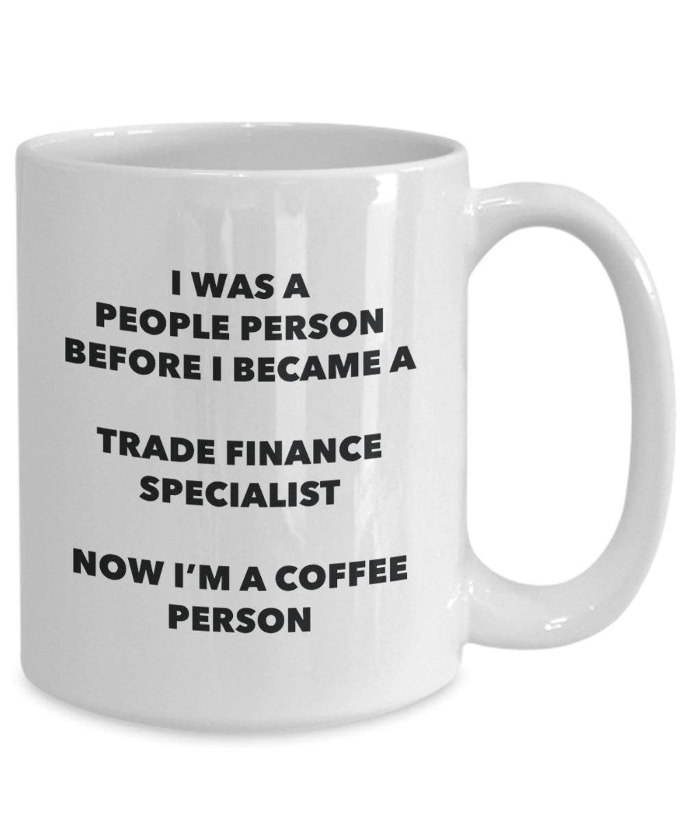 Trade Finance Specialist Café personne Mug – Funny Tasse à thé de cacao – Anniversaire de Noël amateur de café mignon Gag Gifts Idée 11oz blanc