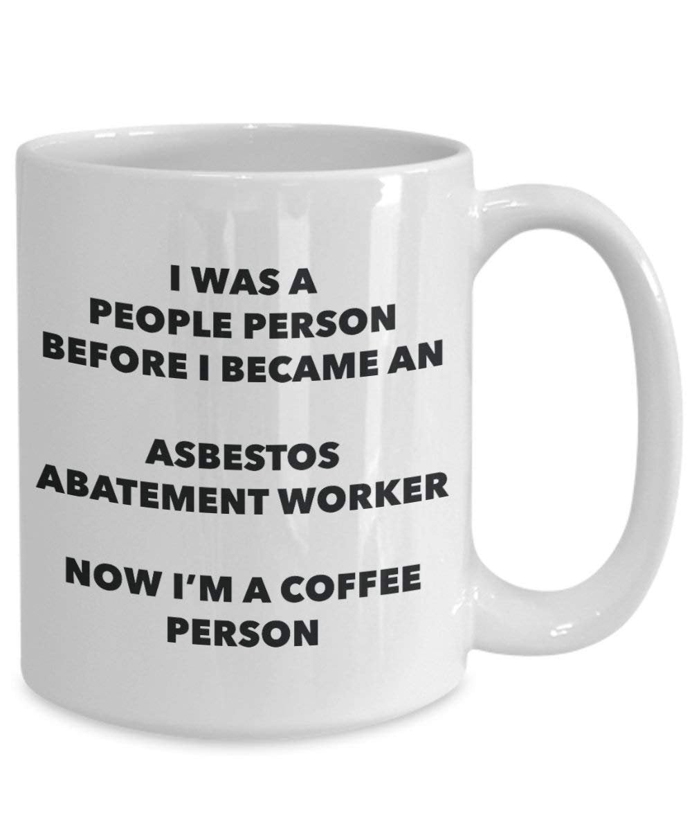Asbest Rabatt Worker Kaffee Person Tasse – Funny Tee Kakao-Tasse – Geburtstag Weihnachten Kaffee Lover Cute Gag Geschenke Idee